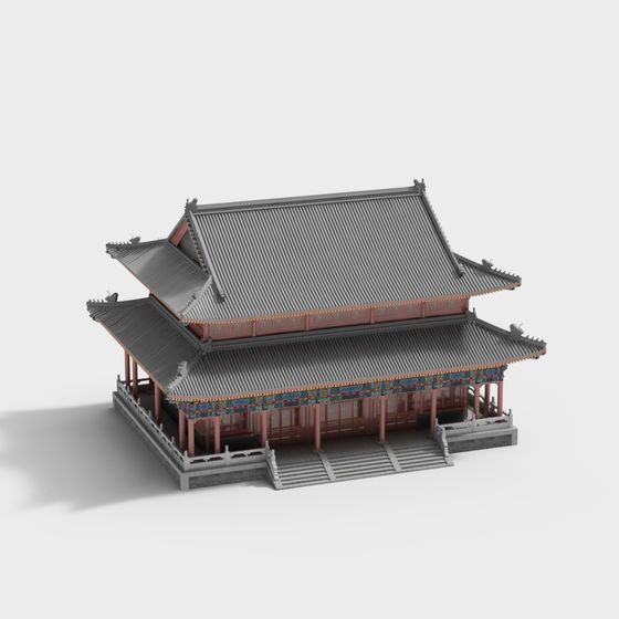 Traditional Chinese Palace 3D model