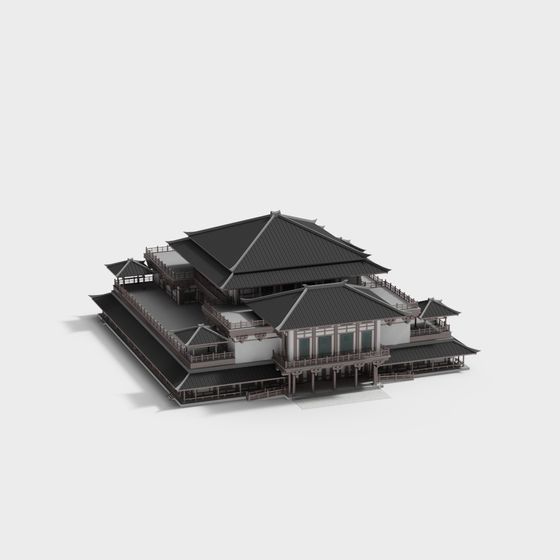 Stunning East Asian Ancient Architecture 3D model