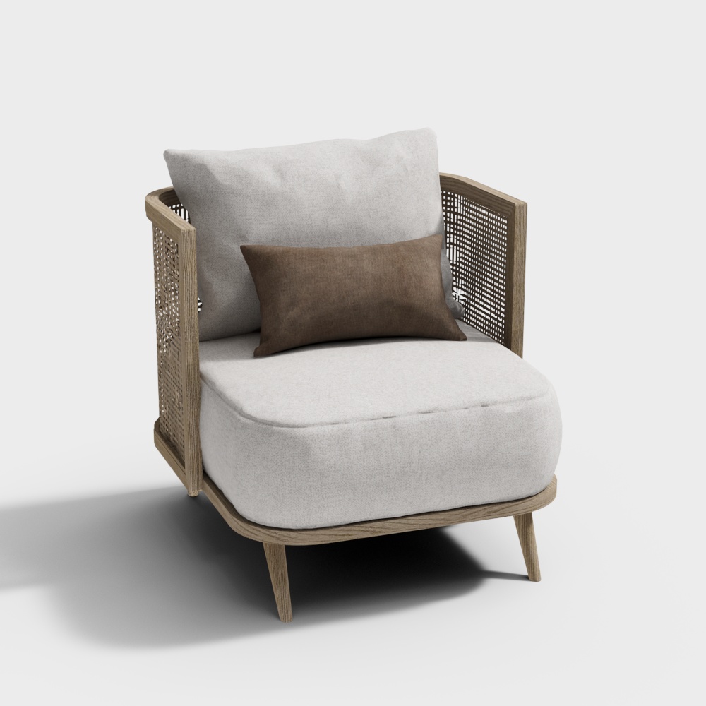 Sofá individual al aire libre