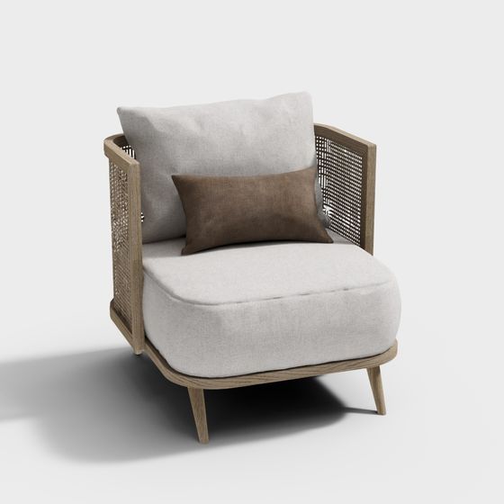 Sofá individual al aire libre