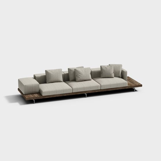 Urban Comfort 3D model Sofa for Modern Interiors