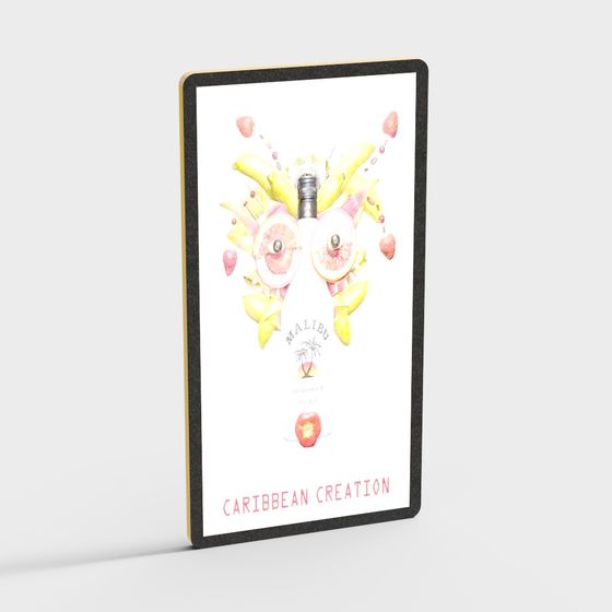 Caribbean Creation 3D Model for Creative Projects