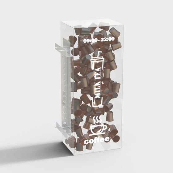 Coffee Capsule Display Cabinet 3D model