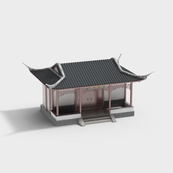 Ancient Charm Pavilion 3D model