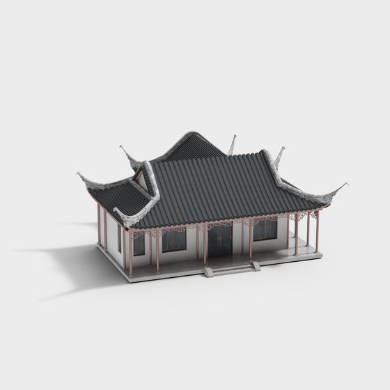 Traditional Chinese Courtyard 3D model