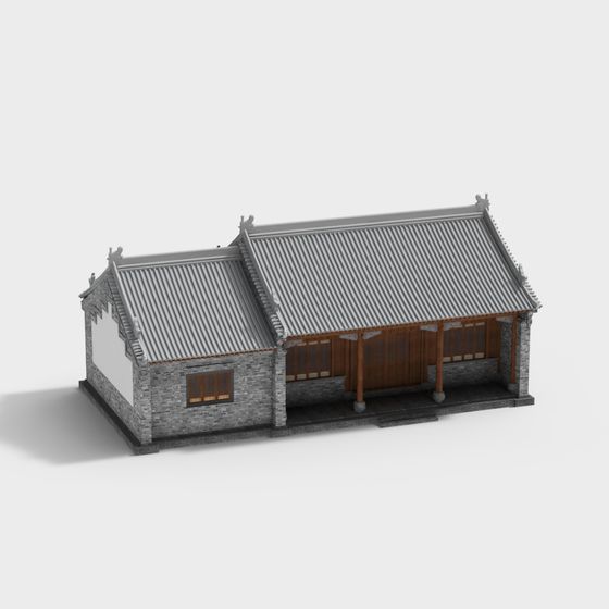 Elegant Traditional Chinese Courtyard 3D model
