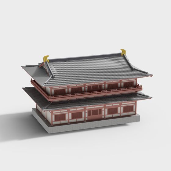 East Asian Ancient Architecture 3D model