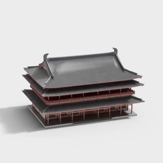 Stunning East Asian Ancient Architecture 3D model
