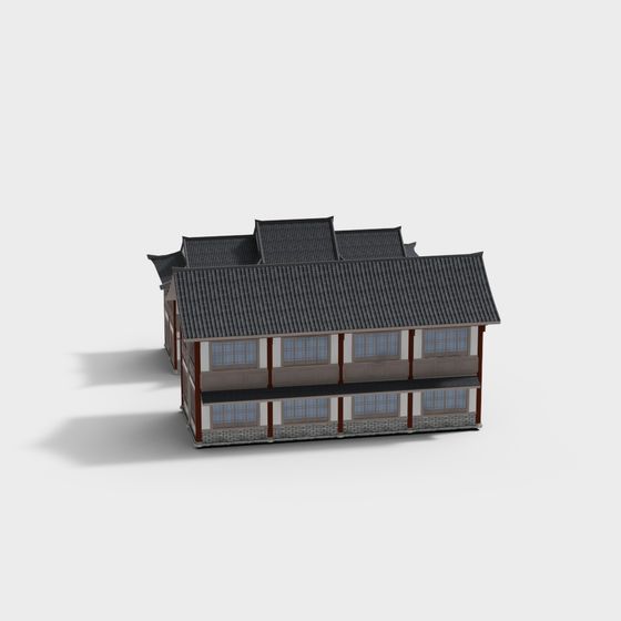 Traditional Chinese Architecture 3D Model
