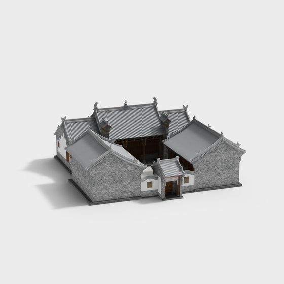 Traditional Chinese Courtyard 3D model