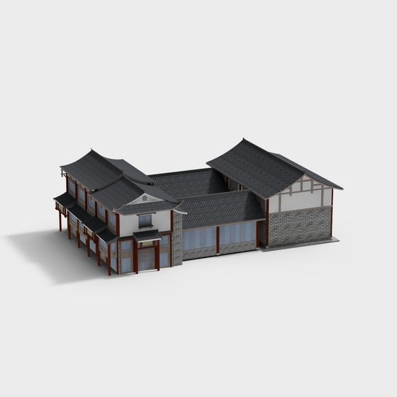 Traditional Chinese Architecture 3D model