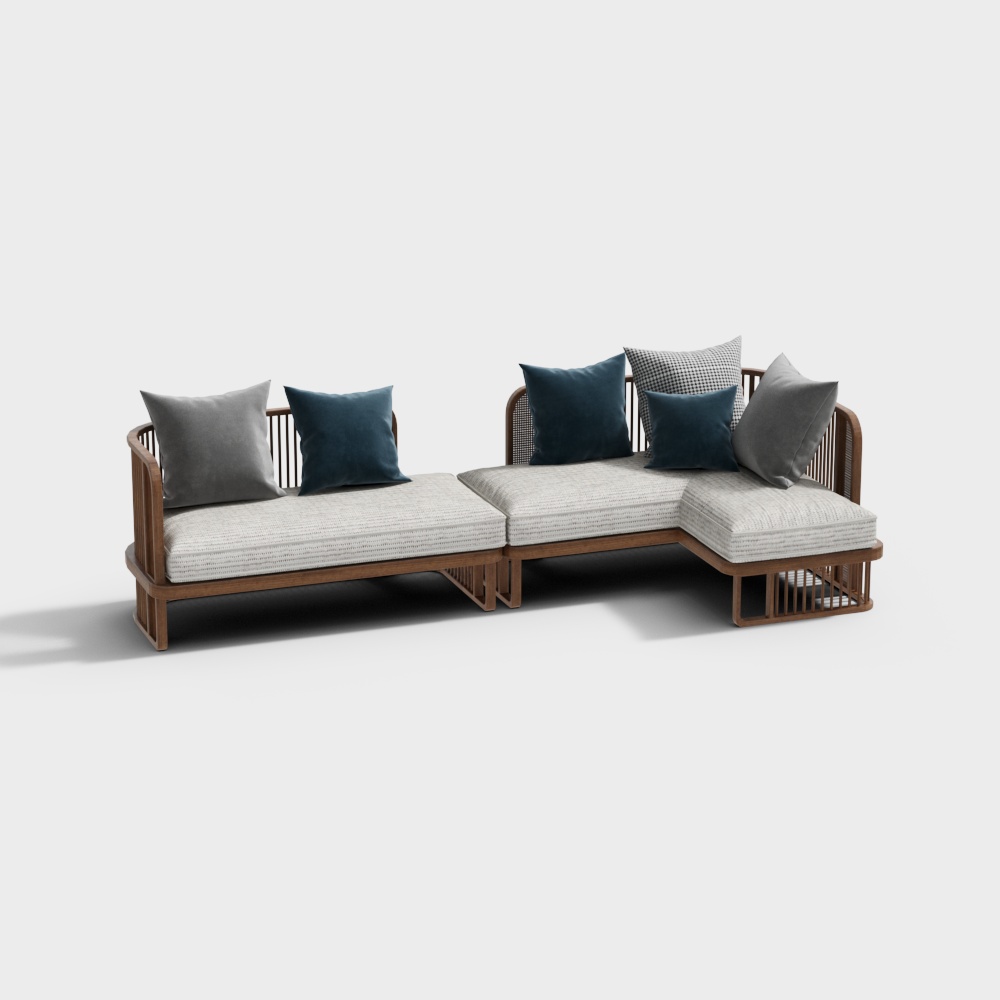 Canapé d'extérieur multi-personnes