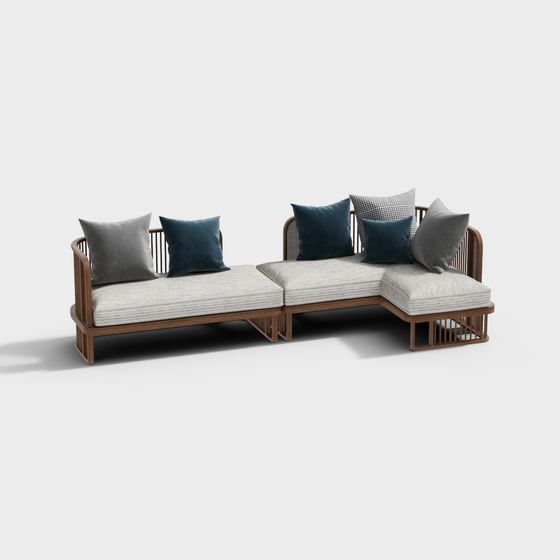 Canapé d'extérieur multi-personnes