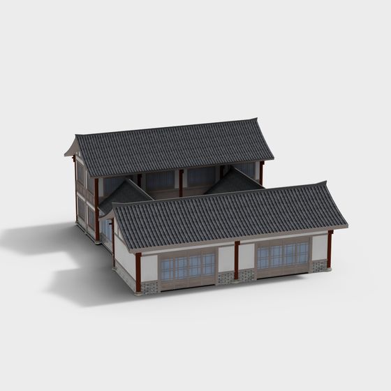 Traditional Chinese Architecture 3D model