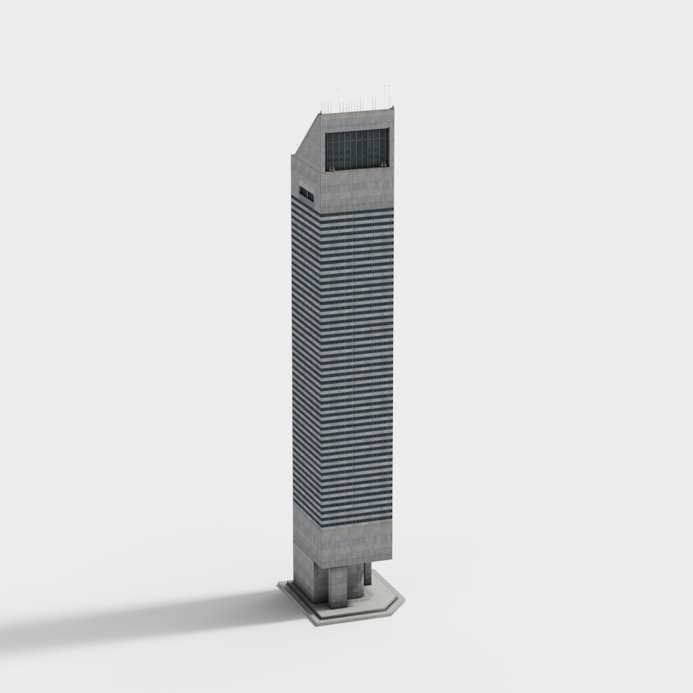 Urban Skyscraper 3D Model