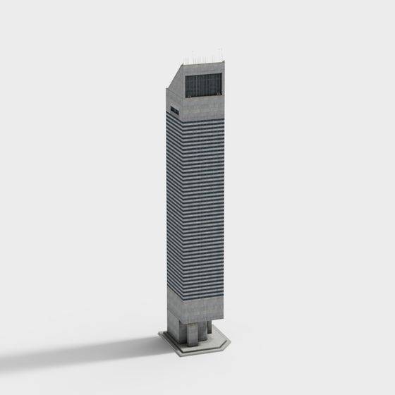 Urban Skyscraper 3D Model