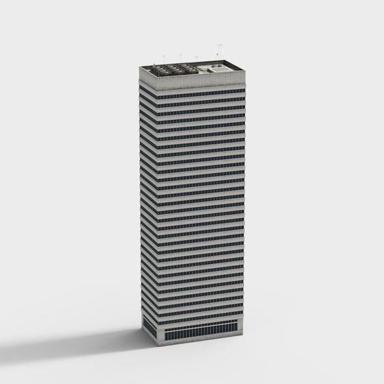 Urban Skyscraper 3D Model
