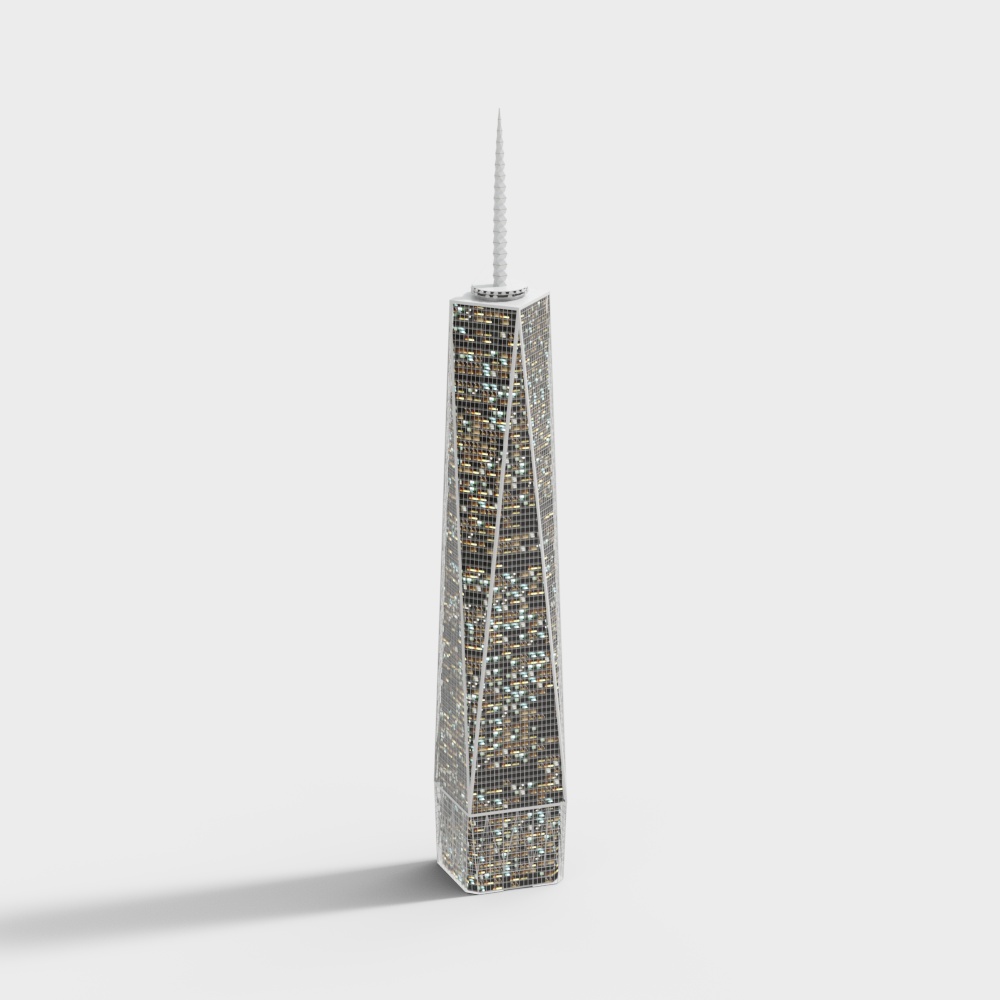 Stunning Freedom Tower 3D model