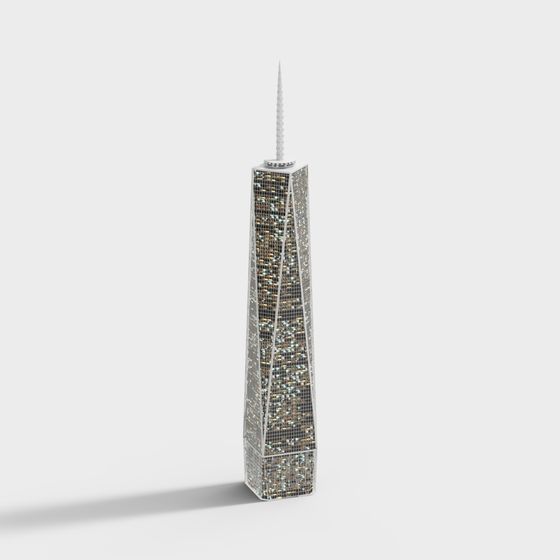 Stunning Freedom Tower 3D model