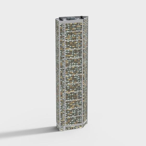 Modern Skyscraper 3D Model for Urban Design