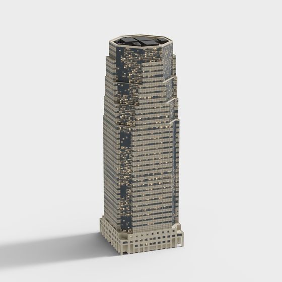 Modern Skyscraper 3D model for Urban Design