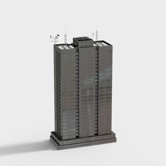 Modern Skyscraper 3D Model for Urban Designs