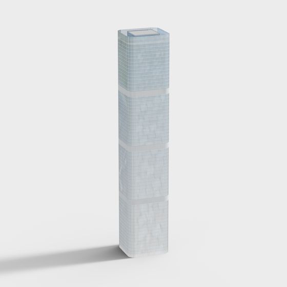 City of Light Futuristic Building 3D model