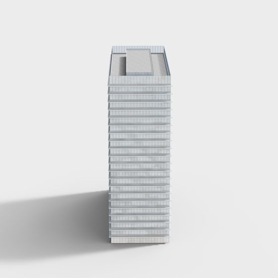 Urban Skyscraper 3D Model for Modern Architecture