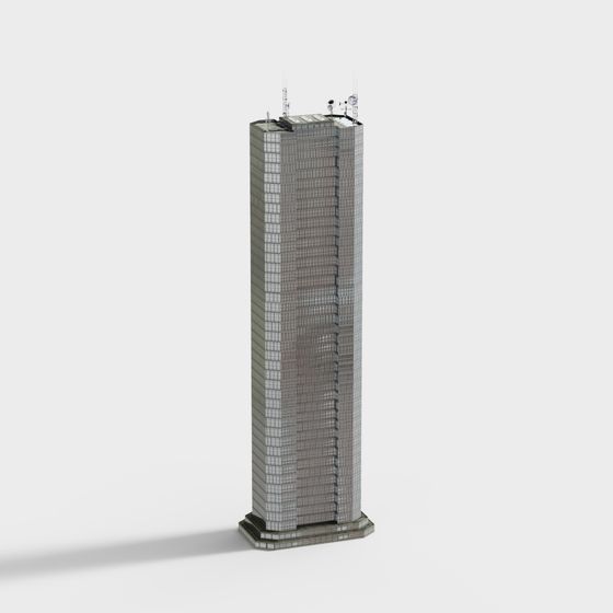 Stunning Skyscraper 3D Model for Modern Cityscapes