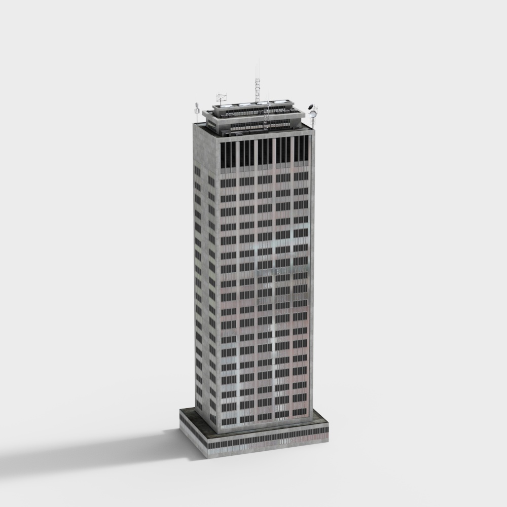Urban Skyscraper 3D Model