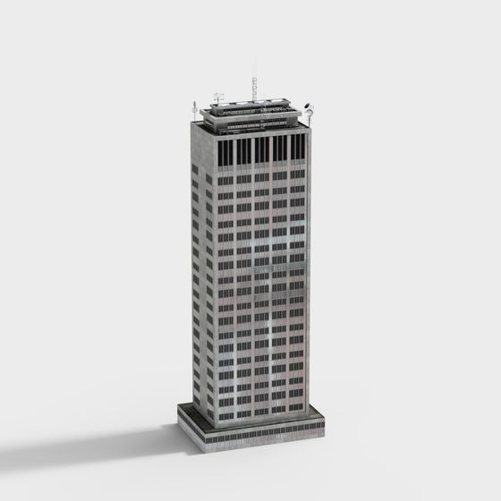 Urban Skyscraper 3D Model
