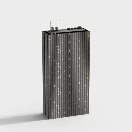 Urban Light Skyscraper 3D model