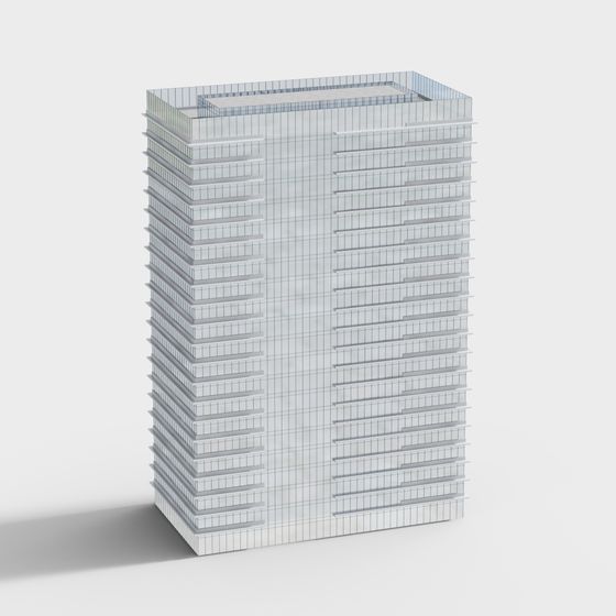 Urban Skyscraper 3D Model