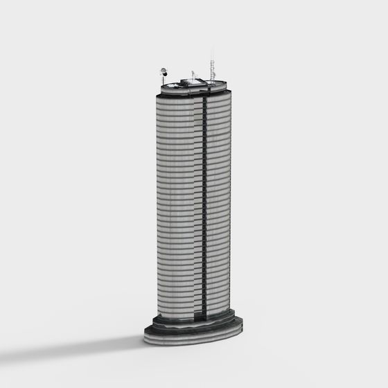 Urban Skyscraper 3D Model for Creative Projects