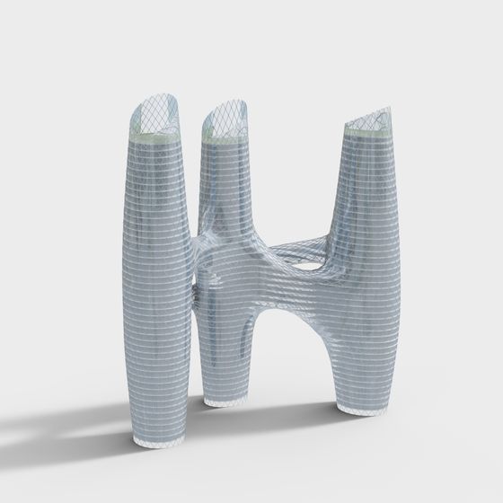 Futuristic Pillar 3D model