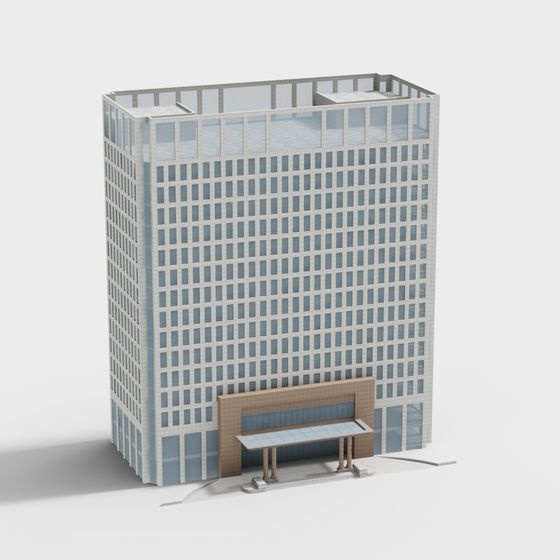 Urban Skyscraper 3D model