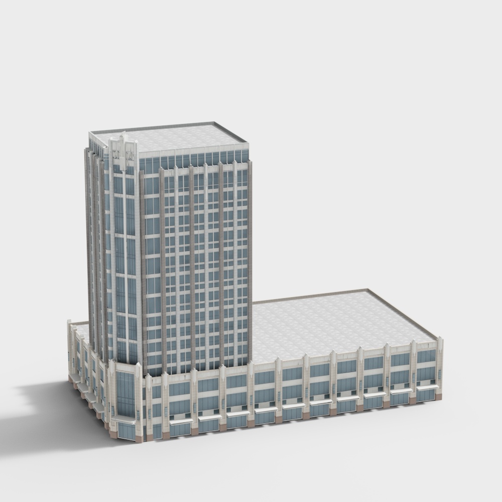Urban Skyscraper 3D Model