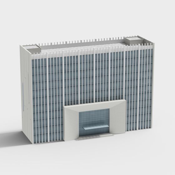 Urban Light 3D Model - Low Poly Architectural Design