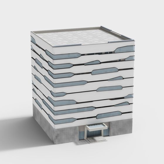 Futuristic Tower 3D model