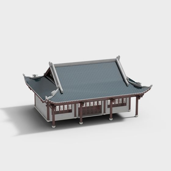 Traditional Chinese Courtyard 3D model