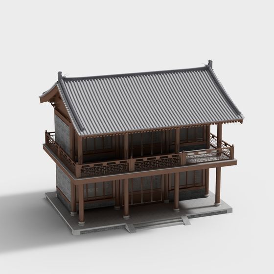 Classical Charm Small House 3D model