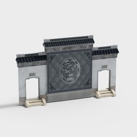 Ancient Charm Gateway 3D model