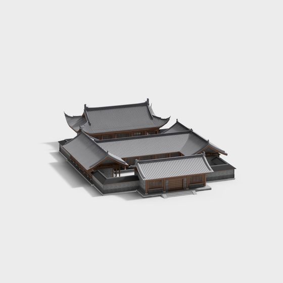 Traditional Chinese Courtyard 3D model