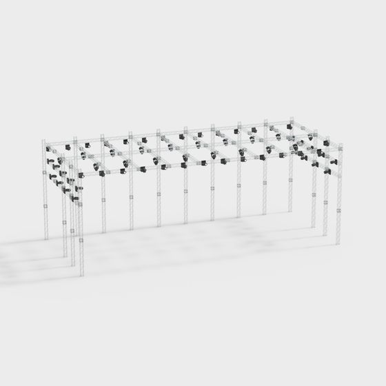 Stage Lighting Frame 3D model