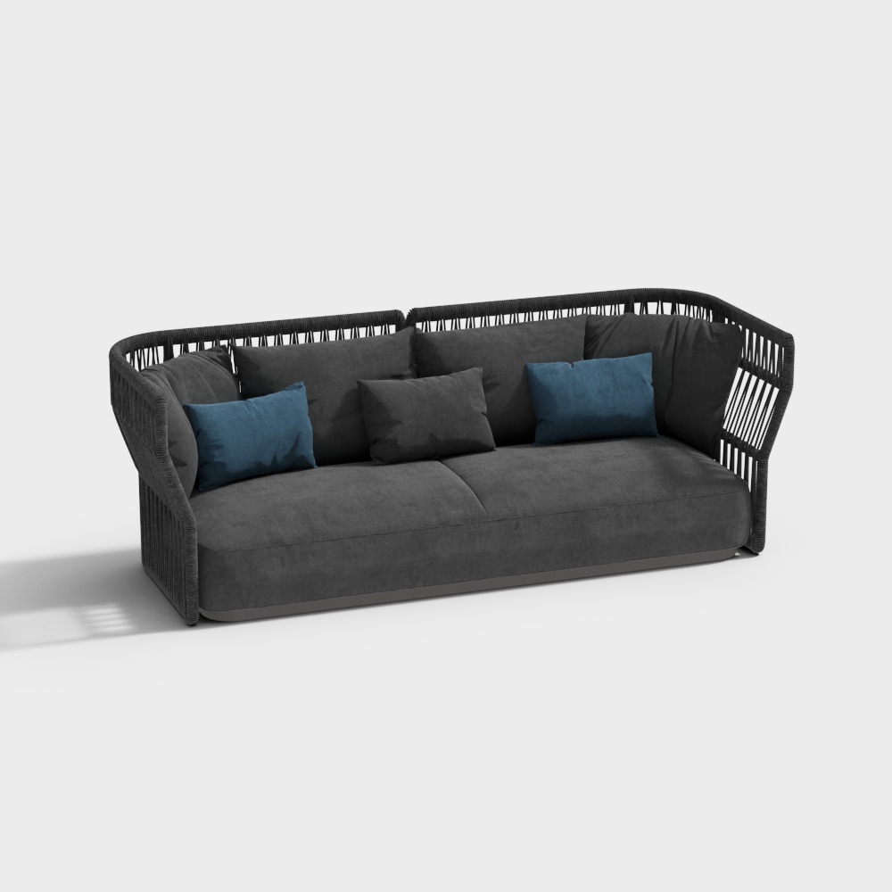 Outdoor multi-person sofa