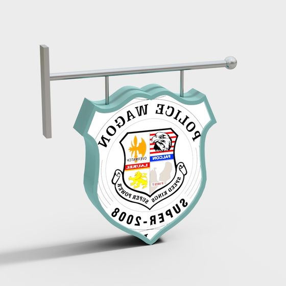 Police Wagon Super-2008 3D model