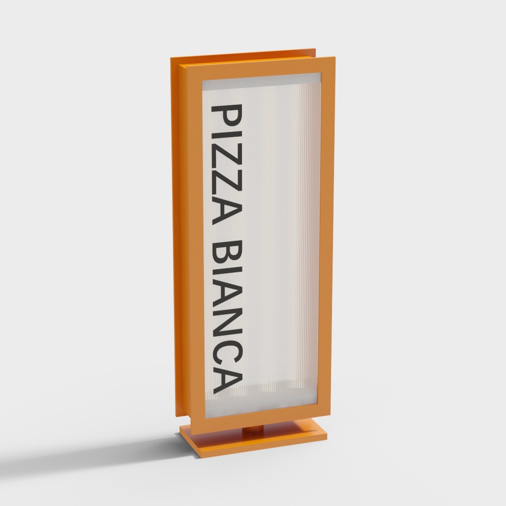 Light box of restaurant