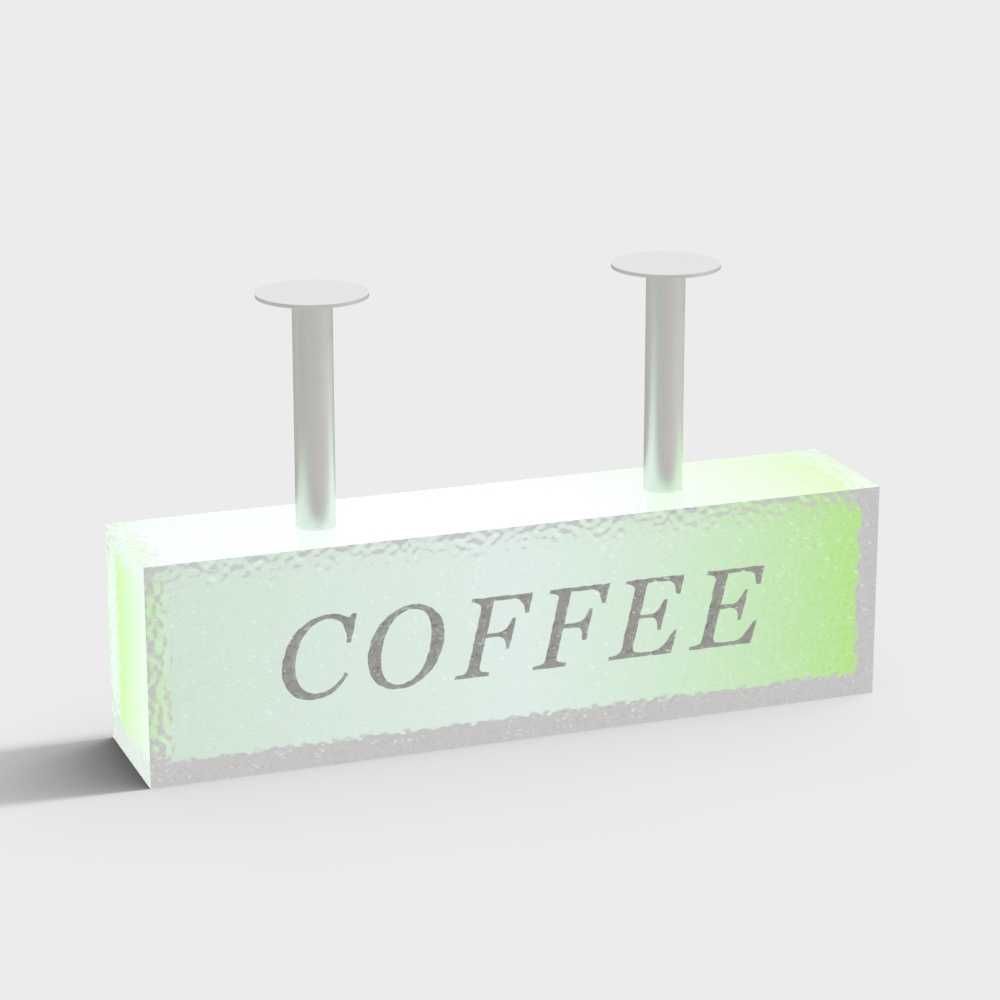 Coffee shop Light box