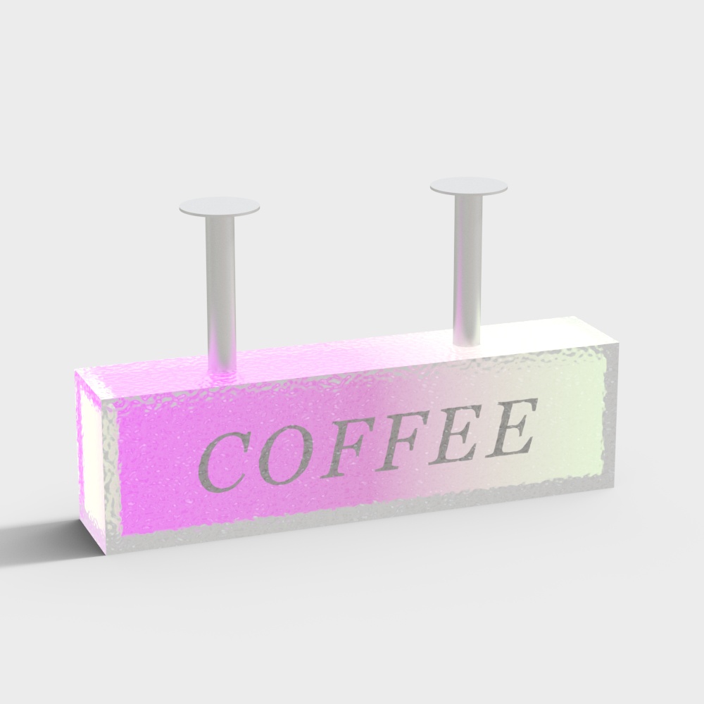 Coffee shop Light box