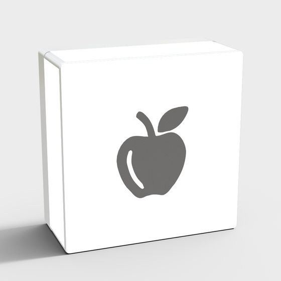 Apple Cube 3D Model for Creative Projects